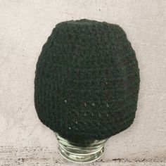 Brand New Handmade Crochet Simple Fitted Beanie Hat Adult Size 100% Acrylic Thread Color: Black Machine Washable & Dryable Ready To Ship Black Knitted Beanie In Acrylic Yarn, Black Acrylic Yarn Beanie One Size, One Size Black Acrylic Yarn Beanie, Black One Size Beanie From Acrylic Yarn, Black One Size Beanie In Acrylic Yarn, Black Slouchy Crochet Hat For Winter, Black One Size Acrylic Yarn Beanie, Casual Black Crochet Hat For Fall, Black Yarn Crochet Beanie Hat