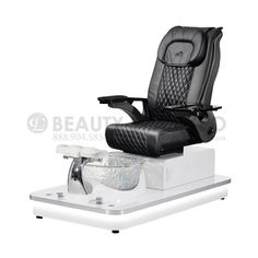 Felicity Freeform Pedicure Chair features  LED accent lighting along the sides of the platform.  Full shiatsu massage system.  Optional genuine or enduro leather upgrade. White Pedicure, Spa Pedicure Chairs, Led Accent Lighting, Glass Basin, Spa Pedicure, Shampoo Chair, Pedicure Chair, Shoulder Massage, Gel Powder