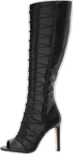 Peep Toe Boots, 4 Inch Heels, Vince Camuto Shoes, Vince Camuto, Knee High Boots, Knee High, Heeled Boots, 4 Inch, Genuine Leather