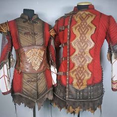 Vikings costume for man and woman inspired be the Skellige isles from the Witcher3: Wild Hunt game. Vikings fashion is very interesting and so exciting when you create it. Ande these costumes were mage in cooperation with #gamefancraft and #tiritleathercraft. Vikings Costume, Fan Craft, Armor Ideas, Costume Armour, Viking Costume