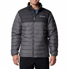 The cold won't bother you when you're bundled in this warm Men's Columbia Powder Lite II Jacket. Click on this MEN'S GUIDE to find the perfect fit and more! The cold won't bother you when you're bundled in this warm Men's Columbia Powder Lite II Jacket. Click on this MEN'S GUIDE to find the perfect fit and more! FEATURES Omni-HEAT thermal reflective technology and Omni-SHIELD advanced water repellency Heavyweight construction Long sleeves with elastic cuffs 2 front zipper hand pockets Drawcord a Midweight Puffer Jacket For Cold Weather, Mens Winter Coat, Kids Trend, Back To School Shopping, Jacket For Men, Athletic Apparel, Workout Accessories, Outerwear Coats, High Collar