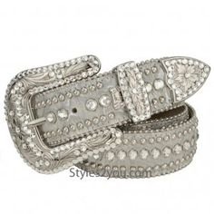 bb simon Silver Merry Leather Belt With Swarovski Crystals Luxury Silver Women's Belts, Luxury Silver Belts For Women, Fake Bb Belt, Simon Bb Belt, Belt Glitter, Bb Simon Belts, Bb Simon Belt, Bling Belts, 2000s Fashion Trends