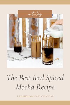 the best iced spiced mocha recipe