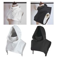 Store Home |Home, Furniture & DIY | Vehicle Parts & Accessories |  Mobile Phones & Communication | Clothes, Shoes & Accessories | Baby Fashion False Collar Coat High Hood Women Men Pullover Hat Detachable Winter Description: Made of good quality cotton, skin-friendly, comfortable and soft to wear, lightweight, durable to use Features sleeve, classic color, hooded hat, turtleneck face mask desgin One size fits most women and men. detachable and adjustable, windproof, warm, easy to wear and remove Cool Tops Fashion, Hooded Hat, False Collar, Fake Collar, Clothing Design Sketches, Half Shirts, Collar Coat, Dress Jacket, Drawing Clothes