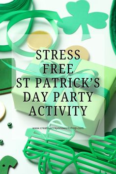 Discover the ultimate stress-free St Patrick's Day party hack that will make hosting a breeze! If you're a busy mom juggling kids and planning a fun, festive celebration, this simple yet effective tip will help you keep little ones entertained and engaged, so you can relax and enjoy the day. Click to learn how to make your St Patrick's Day gathering effortless and joyful for everyone! Enjoy The Day, Party Hacks, Party Fun, Party Activities, Family Memories, Day Party