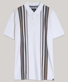 100% COTTONSS POLO YD STRIPED BABY PIQUESS VINTAGE STRIPE LUXE PIQUE POLOREGULAR FIT Polo Design, Pique Fabric, Weekend Activities, Back Day, Activewear Sets, Cotton Baby, Luxury Fabrics, Stripes Design, Smart Casual