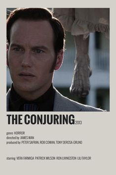 THE CONJURING minimalist poster The Conjuring Polaroid Poster, Horor Filmovi, Conjuring Movie, Los Warren, Conjuring Universe, Patrick Wilson, Night Film