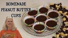 Homemade Peanut Butter Cups. Although a little tedious to make, they were delicious and I got the most compliments on them. Peanut Butter Cups Homemade, Homemade Peanut Butter Cups, Pb Cups, The Best Dessert, Best Peanut Butter, Homemade Peanut Butter, Peanut Butter Cup