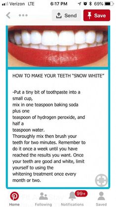 Teeth Whitening Homemade, Teeth Whitening Remedies, Teeth Whitening Diy, Stronger Teeth, Oral Care Routine, Natural Teeth Whitening, Beauty Therapy, Natural Teeth, Healthy Smile