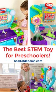 Toys For Preschoolers, Preschool Stem, Experiments For Kids, Math Stem, Science Toys, Indoor Activities For Kids, Stem Projects, Best Kids Toys, Little Tikes