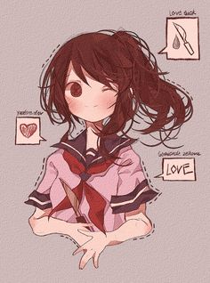 Yandere Simulator Memes, Yandere Simulator Fan Art, Yandere Girl, Yandere Manga, Images Kawaii, Kawaii Aesthetic, Anime Meme, Yandere Simulator, Cute Anime Character