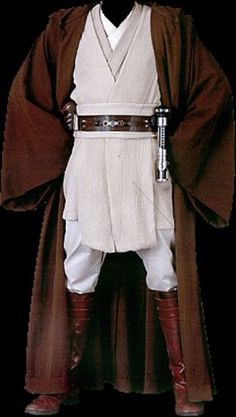 a star wars costume is shown in this image, it appears to be an adult male