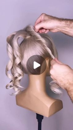 1,777 likes, 52 comments - josephiansonJanuary 25, 2024 on : "Want to see how to create a high bun with Faux Fringe! Then Checkout this video. 🩷 L’IMAGE Mannequin - “Gigi” from @equip_the_...". Hair Updos For Homecoming, High Bun Upstyle, Hairdos For A Wedding, Wedding Updo With Curls, Formal Hairstyles For Long Hair Updo Easy Videos, Up Do Hair Styles For Prom, Beautiful Updo Hairstyles, Bridal High Updo Tutorial, How To High Bun Updo