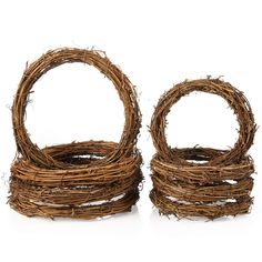 PRICES MAY VARY. Package Included: Comes with 8 pieces of grapevine wreaths in 2 different sizes for different projects (approx. 6 inch and 8 inch in diameter), there are 4 natural grapevine wreaths in each size Natural Material: Each grapevine wreathes are hand-woven with natural grapevine, which are environmentally friendly, durable, decorative, long-lasting and reusable DIY Grapevine Wreath: With natural rattan-woven rattan rings, crafts enthusiasts are free to add a variety of decorations ac Brown Wicker Wreath, Whiskey Barrel Rings Wreath, Wreath Rattan, Diy Grapevine Wreath, Silk Wreaths, Wreath Rings, Easter Wreath Diy, Holiday Crafts Diy, Paper Wreath