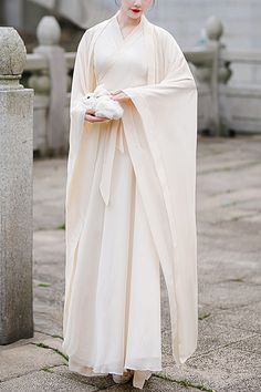 SKU: LIN00845 Fabric: Polyester Chiffon Style types: Classic Hanfu Season: Spring, Summer, Autumn, Winter Notice: Any of the accessory is not included. Size(IN) Bust Length XS 35.43 49.21 S 37.40 51.18 M 39.37 53.15 L 41.34 55.12 XL 43.31 57.09 Style Types, Chiffon Style, Ancient Costume, Spring Summer Autumn Winter, Hanfu Dress, Chiffon Fashion, Wide Sleeves, Xl Dress, Dresses Xs