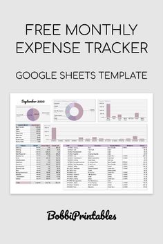 the free printable excel spreadsheet for google sheets is shown in this image