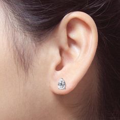 Free shipping and easy returns on Pompeii3 2 Ct Lab Grown Pear Shape Diamond Studs 14k White Gold Earrings. Womens matching pair of stud earrings features two pear shape genuine la Black Earrings Men, Marquise Earrings, Diamond Earrings Studs Round, Gold Diamond Earrings Studs, Gold Diamond Studs, White Gold Earrings Studs, White Gold Studs, Real Jewelry, Solitaire Studs