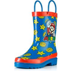 Walking around in the rain was never this fun! Dress your little Boy with a pair of these Super mario rain boots to help her stay warm and dry throughout his adventurous day. Size: 10 Toddler.  Color: Blue.  Gender: unisex. Fun Dress, Kids Boots, Blue Gender, Toddler Sizes, In The Rain, Super Mario, Rubber Rain Boots, Stay Warm, Rain Boots