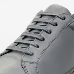 Handmade using full-grain Napa calf leather from Italy, each Cadence sneaker is constructed using a Strobel technique to deliver a flexible fit and next-level durability. This elegant, minimalist sneaker improves upon everything you love in a classic silhouette and pairs perfectly with any outfit. Gray Leather Lace-up Walking Shoes, Everyday Custom Leather Sneakers With Rubber Sole, Gray Leather Walking Shoes With Rubber Sole, Custom Leather Sneakers With Rubber Sole For Everyday, Everyday Low-top Walking Shoes With Stitched Sole, Modern Everyday Leather Custom Sneakers, Modern Everyday Custom Leather Sneakers, Sporty Leather Walking Shoes For Everyday, Everyday Lace-up Custom Sneakers With Rubber Sole