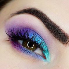 Nerd Makeup, Purple Eye Makeup, Make Up Videos, Makeup Eye Looks, Creative Eye Makeup