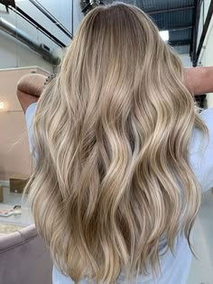 Sandy Blonde Sandy Blonde Hair With Highlights, Sandy Blonde Hair, Blonde Hair Inspo, Bombshell Hair, Summer Blonde Hair, Blonde Hair Transformations, Dirty Blonde Hair, Sandy Blonde, Hair With Highlights