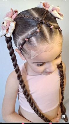 Cute Twist Hairstyles For Kids, Cute Hairstyles For Little Kids, Princess Hairstyles For Kids, Birthday Hairstyles For Kids, Back To School Hairstyles For Kids, Cute Girl Hairstyles, Picture Day Hairstyles For Kids, Hair Styles For Kids, Baby Girl Hairstyles Curly