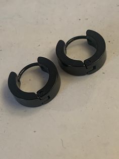 Black Huggies Hoop Earrings Cheap Black Huggie Hoop Earrings, Cheap Black Hoop Huggie Earrings, Huggies Hoop Earrings, Oct 11, Jewelry Earrings Hoops, Halloween Shopping, Etsy Earrings, Hoop Earrings, Jewelry Earrings