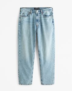 Elevate your casual wardrobe with the Abercrombie & Fitch Men's Lightweight Athletic Loose Jeans. Perfect for those who value both style and comfort, these jeans feature a relaxed, loose fit that allows for ample movement, making them ideal for everyday wear.

- Size: 28 X 32
- Color: Medium Wash
- Material: Body - Cotton; Pocket Bag - Polyester
- Gender: Male
- Fit: Athletic, loose with added stretch for comfort
- Features: Lightweight fabric, broken-in feel, clean hem

These jeans are not just Athletic Build, Man Up, Loose Jeans, Suits Coats, Athletic Fits, Mens Bottom, Swimwear Accessories, Lightweight Fabric, Jacket Tops