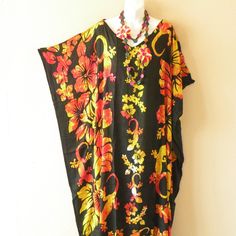 I Do Not Accept Offer Price Due To Low Markup. For Multiple Purchases , Please Bundle To Save On Shipping. Most Of My Clothing Are One Of The Kind So Please Check For Availability Before Buying. This Gorgeous Supreme Plus Size Maxi Kaftan Dress Will Definitely Steal The Show Anywhere. It Has A Combination Of Luxurious Hand Drawn Or Block Printed Prints And Colors. The Nature Of This Kaftan Complements Wide Range Of Body Shapes And It Drapes Beautifully. Kick Back And Relax In This Soft Flowy Kaf Black Batik Print Kaftan For Summer, Black Batik Print Kaftan, Black Batik Print Beach Kaftan, Black Batik Print Kaftan For Beach, Boho Floral Maxi Dress, Floral Chiffon Maxi Dress, Rose Maxi Dress, Maxi Kaftan, Abaya Dress