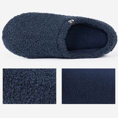 As you slip into these Teddy Fleece slippers, tranquility washes over you. Curling up on a plush couch, your favorite book in hand, while your feet sink into the cozy warmth of these slippers. The closed back design ensures a secure fit as you move around effortlessly. With a memory foam insole providing customized cushioning, every step feels like walking on clouds. These soles are designed to let you step noiselessly, Embrace the tranquility of your surroundings while experiencing the utmost c Comfortable Lounging Slippers With Soft Texture, Comfortable Plush Lined Slippers For Loungewear, Comfortable Blue Slippers With Cushioned Footbed, Casual Super Soft Blue Slippers, Comfy Non-slip Closed Toe Slippers, Comfy Blue Slippers With Round Toe, Comfortable Soft Blue Slippers, Blue Indoor Slippers With Cushioned Footbed, Comfy Blue Round Toe Slippers