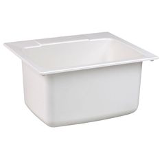 a white plastic container on a white background