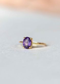 Amethyst Set, Amethyst Stones, Labradorite Ring, Moonstone Ring, Amethyst Stone, Amethyst Ring, Solitaire Ring, Silver Band, Deep Purple