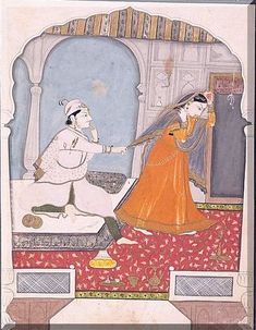 भारतीय इतिहास, Mughal Art Paintings, Mughal Paintings, Old Paintings, Vintage Indian, Traditional Paintings