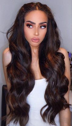 Acquire fantastic suggestions on "makeup looks for brown eyes". They are actually on call for you on our web site. Brazilian Virgin Hair Body Wave, Prom Hairstyles For Long Hair, Remy Human Hair Extensions, Prom Hairstyles, Beautiful Long Hair, Brown Hair Colors, Gorgeous Hair, Human Hair Extensions, 100 Human Hair