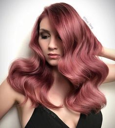 Heavenly hair color! Done by the expert @Guy_tang. #Hairinspiration #Hair #Inspiration #Inspo #Colorist #Stylist #Haircolor #Color #Pink #Rosegold #Waves #Curls #Style #Hairstyle #Hotd #Suavecitapomade #Suavecita Rose Brown Hair, Guy Tang Hair, Dusty Rose Hair, Balayage Hair Blonde Medium, Hair Styles Color, Trendy Hair Styles, Colored Hair Tips, Creative Hair Color, Guy Tang