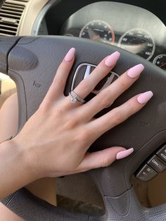 Pale Pink Nails Matte, Light Matte Pink Nails, Mate Pink Nails, Acrylic Nail Designs Light Pink, Coffin Light Pink Nails, Matte Light Pink Nails, Blush Pink Nails Wedding, Light Pink Acrylic Nails Coffin, Matt Pink Nails