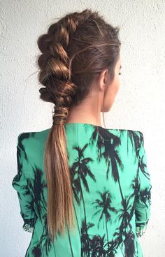 New Braided Hairstyles, Half Braid, Plaits Hairstyles, 2015 Hairstyles, Messy Hairstyles