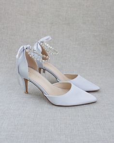 Spring Wedding Shoes With Ankle Strap And 4-inch Heel, Wedding Heels With Glitter Accents And Round Toe, Spring Wedding Shoes With 4-inch Heel And Ankle Strap, Pearl White Ankle Strap Wedding Shoes, White Wedding Shoes With 4-inch Heel And Ankle Strap, Tiffany Blue Heels, Quinceanera Shoes, Reception Shoes, Heels Aesthetic