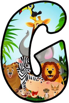 the letter c is for jungle animals