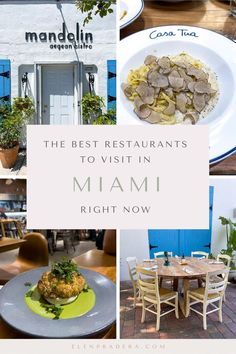 the best restaurants to visit in miami right now