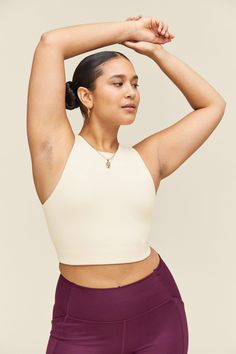 Sustainable, ethically made activewear available in sizes XXS to 6XL. Girlfriend Collective makes activewear out of recycled materials because trash looks better on you than it does polluting the planet. Don't make waste, wear it. Workout Outfits For Women, Plus Size Yoga, Glamour Beauty, Lace Cutout, Perfect Bra, Hair Women, Body Hair, Actress Photos