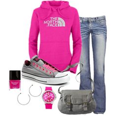 "Sporty" by honeybee20 on Polyvore Grey Casual Outfit, Moda Chic, 50 Style, Fashion Mistakes, Komplette Outfits