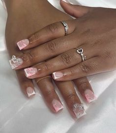 @kionnieklaws on ig Blue Acrylic Nails, Simple Gel Nails, Dope Nail Designs