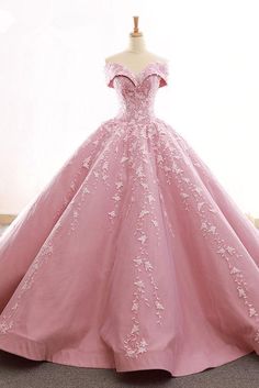 Pink Ball Gown With Sweep Train For Banquet, Pink Ball Gown Quinceanera Dress With Sweep Train, Pink Quinceanera Dress With Sweep Train For Debutante Ball, Long Train Dress For Debutante Ball And Prom Season, Long Train Dresses For Debutante Ball During Prom Season, Pink Quinceanera Dress With Sweep Train For Prom, Pink Quinceanera Dress With Sweep Train, Pink Ball Gown With Sweep Train For Quinceanera, Pink Quinceanera Ball Gown With Sweep Train