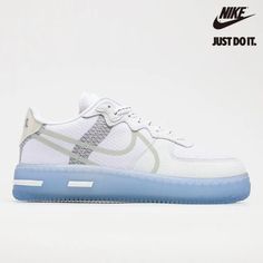 Nike Air Force 1 Low React QS 'White Ice' Rush Coral-CQ8879-100-AIR FORCE 1 LOW-The Nike Air Force 1 React QS ‘White Ice’ treats Bruce Kilgore’s original 1982 design to a comprehensive design overhaul, highlighted by a drop-in Nike React footbed for a res White Nike Air Force 1 Sports Shoes, White Synthetic Nike Air Force 1 For Light Sports, Nike Air Force 1 White Breathable For Sports, Nike Air Force 1 White Breathable Sports Shoes, Casual White Nike Air Force 1 With Air Cushioning, White Mesh Sneakers With Fade-resistant Feature, White Nike Air Force 1 Low-top With Air Cushioning, Nike Air Force 1 React, Force One