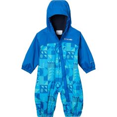 Keep your little one dry head to foot in this adorable waterproof suit. Just add tiny boots. Rain Suits, Boys Winter Coats, Rain Suit, Kids Rain, Hooded Rain Jacket, Hunting Jackets, Camo Jacket, All Kids, Kids Pants