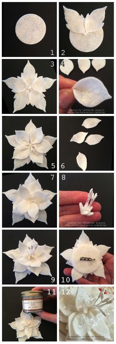 how to make paper flowers that look like they have been folded in the shape of leaves