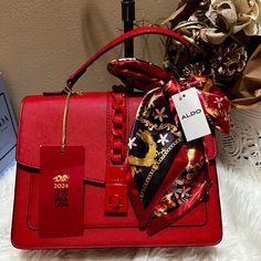 Aldo Year Of The Dragon Red Bag. Year Of The Dragon Red Handbag, Hard To Find Comes With Crossbody Strap. Ultra Rare Limited Edition. Aldo Purses, Aldo Bags, Red Bag, Purse Brands, Red Handbag, Year Of The Dragon, The Dragon, Crossbody Strap, Limited Editions