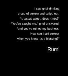 the words rumi are written in black and white on a dark background with an image of