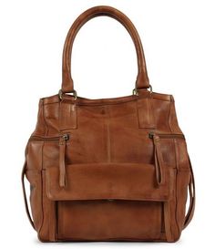 Day  Mood Hannah Small Leather Satchel Bag - Cognac N/A Soft Leather Handbags, Real Leather Handbags, Leather Satchel Handbags, Bed Stu, Leather Satchel Bag, Satchel Handbags, Cute Bags, Satchel Bag, Tote Purse